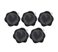 Lot de 5 ou 10 autocollants de sceau antiques - Feuilles de sceau en relief - Pour invitations, enveloppes, scrapbooking, invitations