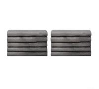 Lot de 5 ou 10 chiffons de nettoyage réutilisables en microfibre pour le nettoyage de la maison, le séchage des voitures, la vaisselle et l'essuyage du verre