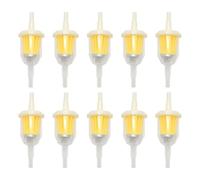 Lot de 5 ou 10 filtres à Carburant en Ligne avec Aimant pour tondeuses K-wasaki, K-hler, B&S, Petits Moteurs(10pcs)