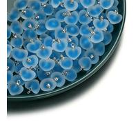 Lot de 5 ou 10 perles intercalaires en résine époxy, en forme de cœur, multicolores, pour la fabrication de bijoux, loisirs créatifs, boucles d'oreilles, accessoires, style 02-19 x 21 cm, 5 pièces