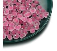 Lot de 5 ou 10 perles intercalaires en résine époxy, en forme de cœur, multicolores, pour la fabrication de bijoux, loisirs créatifs, boucles d'oreilles, accessoires, 9-19 x 21 cm, 5 pièces