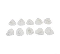 Lot de 5 ou 10 petits triangulaires pour balai vapeur - Bonnets en microfibre réutilisables pour Dupray - Pour McCulloch - Nettoyeurs vapeur Awasky - Chiffons de nettoyage lavables pour carrelage