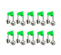Lot de 5 ou 10 pièces pour canne à pêche avec double système d'activation pour notification immédiate de morsure de poisson sur n'importe quelle installation de canne à pêche (10 pièces)