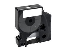 Lot de 5 ou 10 rouleaux 45013, compatibles avec les rubans Dymo D1 12 mm 45010, 45018, 40913 et 43613 for imprimantes d'étiquettes LM160 LM280 COLORPOP(10PK Black on Clear)