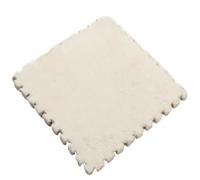 Lot de 5 ou 10 Tapis Sol en Peluche Douce for Chambre d'enfant, antidérapants et emboîtables, for Le Sport, Salon la à Coucher pour La Chambre,Le Salon(White,5PCS-M)