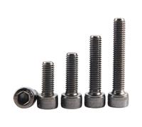 Lot De 5 Ou 10 Vis À Tête Creuse Hexagonale M2/2,5/3/4/5/6 DIN912, En Acier Allié Nickelé Noir Grade 12.9, Longueur 4 30 Mm(M2x5mm-10pcs)