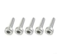 Lot de 5 ou 10 vis autotaraudeuses à tête bombée D5 x 18 mm, pour pièces et accessoires de tronçonneuse, installation sans pré-perçage, fixation sécurisée pour l'entretien du matériel (5 pièces)