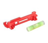 Lot de 5 outils de niveau à corde de suspension avec crochets moulés, niveau à bulle horizontal de 7,6 cm pour la construction, la mise en page, le sol et les projets de bricolage