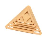 Lot de 5 outils de patchwork manuels en acrylique - Triangles carrés - Modèle hexagonal - Pour patchwork - Modèle manuel