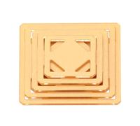 Lot de 5 outils de patchwork manuels en acrylique - Triangles carrés - Modèle hexagonal - Pour patchwork - Modèle manuel