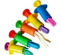 Lot de 5 outils de pétrissage pour enfants Kit de seringues de pâte à modeler créatif Accessoires de pâte à modeler Jouet éducatif pour les tout-petits (couleurs aléatoires)