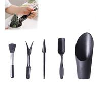 Lot de 5 outils de plantation succulente - Mini outils de jardinage d'intérieur - Pour l'entretien des plantes grasses et le jardinage