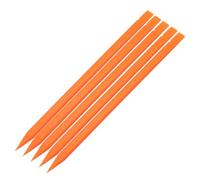 Lot de 5 outils de réparation de téléphone en plastique avec têtes plates et pointues pour l'ouverture de l'écran et le démontage électronique précis (orange)