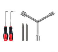 Lot de 5 outils de réparation pour machine à laver robuste pour le démontage, y compris le retrait de la turbine et le nettoyage du tambour intérieur