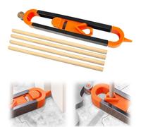 Lot de 5 outils de traçage pour carrelage et travail du bois, outil de traçage multifonction avec serrure, duplicateur de mesure d'angle de bord pour le travail du bois, outil de marquage de profil