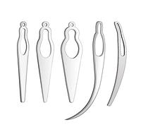 Lot de 5 outils pour dreadlocks, outil de verrouillage facile pour dreadlocks, aiguille à emboîter, outil de crochet Sisterlock pour accessoires de serrage de cheveux