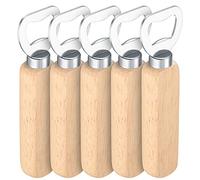 Lot de 5 ouvre-bouteille, ouvre-capsule naturel, ouvre-capsule, ouvre-capsule, cadeau personnalisé pour homme
