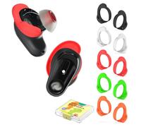 Lot de 5 paires d'ailettes d'oreille de rechange pour Skullcandy Method 360 | Coque en silicone souple antidérapant pour écouteurs Method 360 ANC avec boîte de rangement, tient dans un étui de chargement