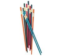 Lot de 5 paires de baguettes chinoises réutilisables, passent au | Vaisselle antidérapante lavable au lave-vaisselle, accessoires de cuisine multicolores pour femmes, hommes, famille
