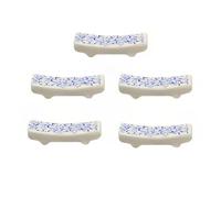 Lot de 5 paires de baguettes en porcelaine pour comptoir - En céramique - Motif tournesol bleu