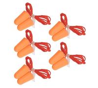 Lot de 5 paires de bouchons d'oreilles souples avec réduction du bruit - En mousse - Pour le travail, l'étude, le repos, la construction, la réduction du bruit, réutilisables