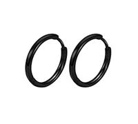 Lot de 5 paires de boucles d'oreilles créoles en acier inoxydable 10 mm petites boucles d'oreilles hommes femmes joies