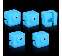 Lot de 5 paires de chaussettes chauffantes en silicone compatibles avec les imprimantes 3D Anycubic Mega S, Mega Pro, Chiron, I3 Mega, Mega X, Zero 2.0, 4Max Pro 2.0/Flyingbear Ghost5