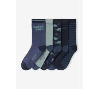 Lot de 5 paires de chaussettes Super dino garçon assorties 19/22
