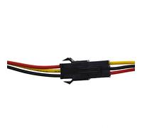 Lot de 5 paires de connecteurs femelles SM2,54 mm 2p-12p à tête unique 100 mm 22AWG (3P)