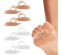 Lot de 5 paires de correcteurs d'orteils en marteau, coussinets d'orteils en marteau, attelle réglable pour orteils en marteau, correcteurs en gel pour les orteils bouclés, les griffes et les maillets