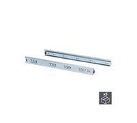 Lot de 5 paires de coulisses à billes pour tiroir à sortie totale 45 mm x L 650 mm Zingué G