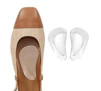 Lot de 5 paires de coussinets de soutien de la voûte plantaire en gel pour fasciite plantaire, semelle intérieure, coussinets adhésifs pour pieds plats pour soulager la pression et les douleurs au