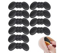 Lot de 5 paires de coussinets de talon pour chaussures trop grandes - Autocollants anti-chute - Forte adhérence - Protection maximale pour chaussures surdimensionnées