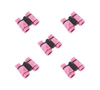 Lot de 5 paires de jumelles haute résolution pour enfants, pour randonnée, voyage, garçons et filles, rose