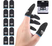 Lot De 5 Paires De Manchettes De Doigts En Fibre De 0,3 Mm Extrêmement Fines Avec Réponse Tactile Pour Manette De Jeu Dedales Gamer, Protection Des Doigts Pour Téléphone Et Écran Tactile[Z189]