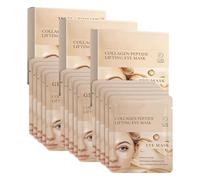 Lot de 5 paires de masques pour les yeux, patchs au collagène pour les yeux gonflés et les cernes, complexe peptidique et vitamine C, patchs sous les yeux pour peaux sensibles