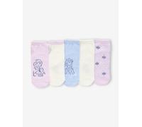 Lot de 5 paires de mi-chaussettes Disney Reine des Neiges assorties 27/30