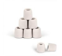 Lot de 5 paires d'embouts de rechange en mousse à mémoire de forme pour casques TV sans fil SIMOLIO compatibles avec SM-823, SM-823D Pro, SM-824D1, SM-824D2, SM-863D, SM-901TV (gris)