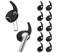 Lot de 5 Paires d'embouts d'oreille antidérapants en Silicone pour Samsung Galaxy Buds 3 - Noir