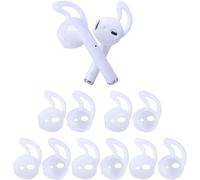 Lot de 5 Paires d'embouts en Silicone pour écouteurs Apple AirPods/EarPods Blanc