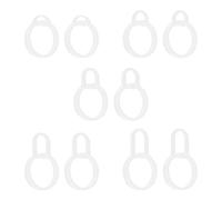 Lot de 5 paires d'embouts en silicone pour écouteurs Sony LinkBuds WF-L900 - Embouts antidérapants - Accessoires XS S M L XL - 5 tailles - Blanc