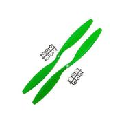 Lot de 5 Paires d'hélices ABS 1245 1245R CW CCW, compatibles avec EPP RC 4 X KK MK Quadcopter, Accessoires UFO Compatible avec Avion en 5 Couleurs(Green)