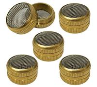Lot de 5 paniers en laiton de 25 mm avec support de pièces de nettoyage à ultrasons pour montre (65)