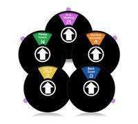 Lot de 5 panneaux de porte de bureau - Do Not Disturb, Please Knock, Out of Office, In a Meeting, Back Soon, Working Remotely - Panneau de confidentialité pour la maison ou la salle de conférence
