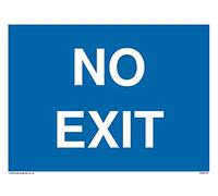 Lot de 5 panneaux « NO EXIT » - 200 x 150 mm - A5L