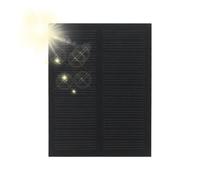 Lot de 5 panneaux solaires photovoltaïques 5,5 V pour jouets solaires | Générateur étanche Gadgets d'extérieur pour petit ventilateur Lumière LED Voyage, randonnée, camping, aventure