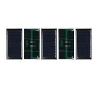 Lot de 5 panneaux solaires polycristallins 3 7 V pour petites applications, taille 30 x 60 mm pour solutions solaires à faire soi-même