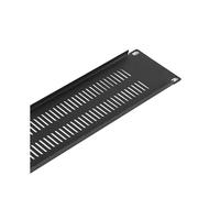 Lot de 5 Panneaux Vierges 2U avec Ventilation, Entretoises pour Montage en Rack, Compatibles avec les Baies de Serveurs 19 Pouces et les Armoires