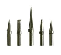 Lot de 5 pannes à souder pour fer à souder ET ETS ETA ETB ETT ETD Remplacement pour Weller WES51 WESD51 WE1010NA PES51 Fer à souder Poignée Pointe Tige de soudage Buse