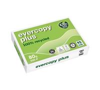 Lot de 5 - Papier recy 4 blanc 80 g Evercopy Plus - Ramette de 500 feuilles - Papier A4 - Bruneau